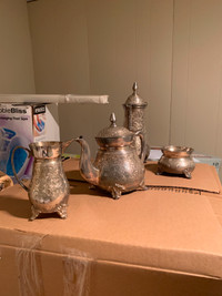 New - Silver Plated 4 – Piece Tea Set