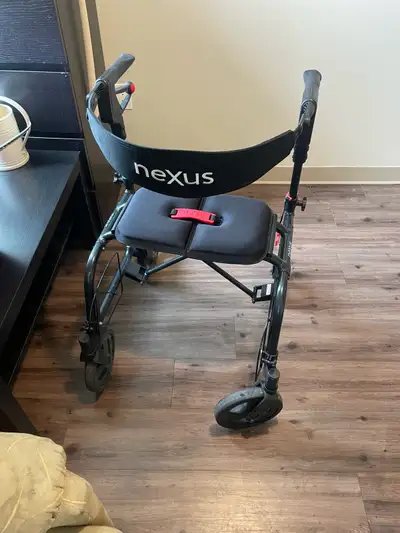 Nexus Rollator Walker with Seat – Excellent Condition, View more