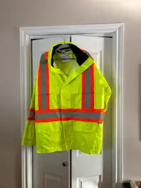 Mens XL Hi Vis Safety Jacket