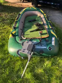 SeaHawk 4 Inflatable Boat With Motor