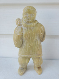 Marble Inuit Native Stone Carving 