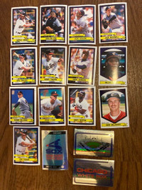 1989 Chicago White Sox Panini baseball sticker team set (16)