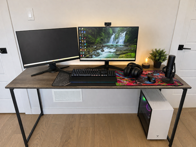 Gaming PC Setup - Dual Monitor +Accessories (Ready to Use), View more