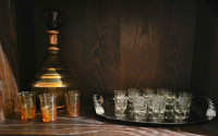 Vintage Bar Items - Crystal