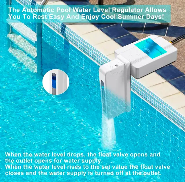 Pool Water Leveler Auto Fill, Automatic Pool Filler with 1/2"" F in Hot Tubs & Pools in Kitchener / Waterloo - Image 3