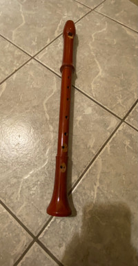 Vintage Serenader wooden 3 piece 19” recorder flute.