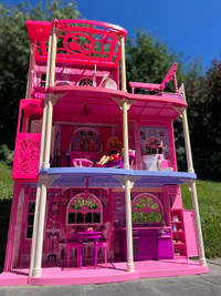 Gently Used Pink Barbie Collection for Sale! 