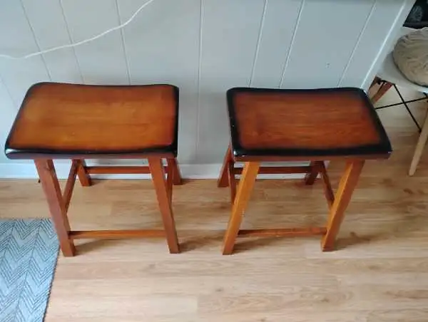 2 Wooden Breakfast Bar Chairs63771549392001120