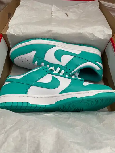 Nike Dunk Low Retro (White/Clear Jade-White) Men’s Size 11 , View more