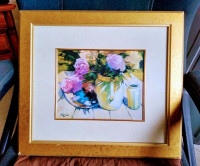 Signed Beautiful Print Framed Picture 
