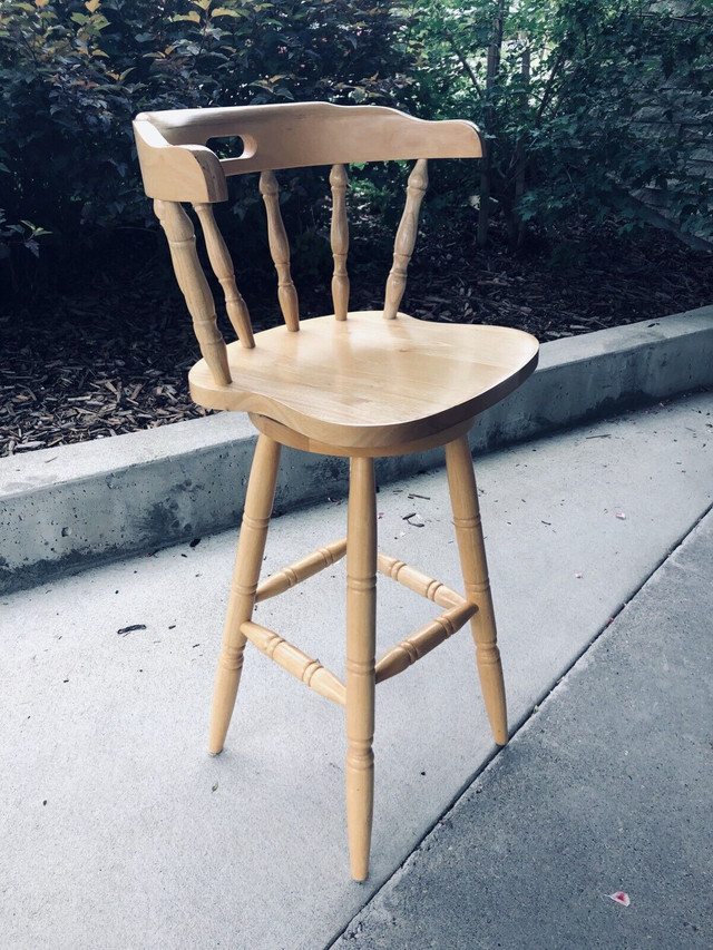 Maple bar stools for sale.  in Chairs & Recliners in Calgary