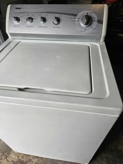 Direct drive washer, heavy duty lasts forever. Lots of options pick up downtown. Hamilton location o...
