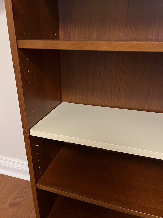Like new IKEA book shelf with extra white shelf in Bookcases & Shelving Units in City of Toronto - Image 4