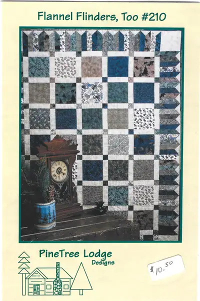 FLANNEL FLINDERS, TOO #210 by PINE TREE LODGE DESIGNS, View more
