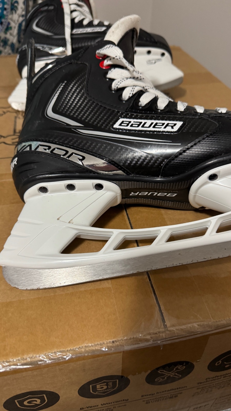 Bauer Vapor Hockey Skates - Size 6.5 D, TUUK Lightspeed Pro II | Hockey ...