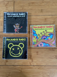 Rockabye Baby 3 Cds AC/DC, Beatles, Nirvana