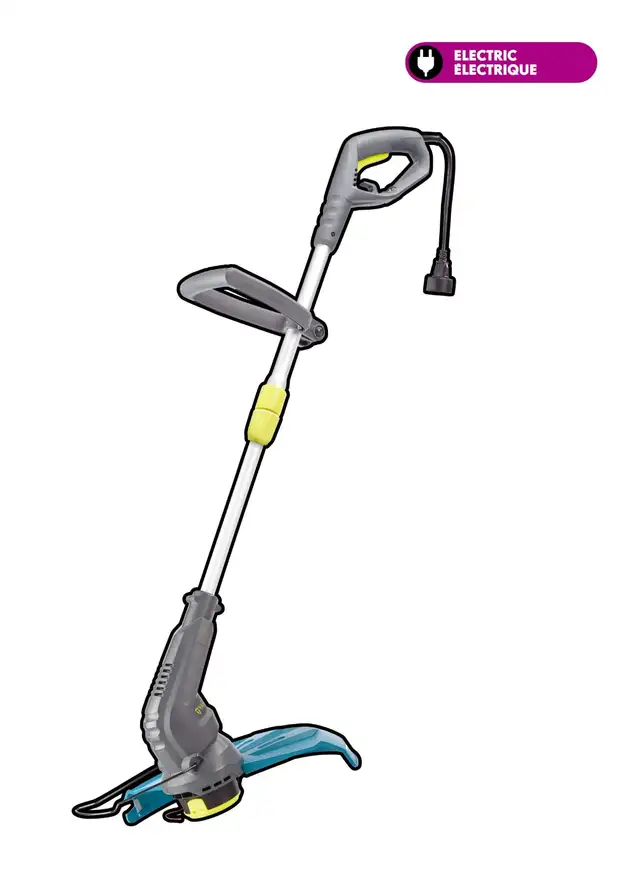 NEW Yardworks 5A Electric Corded Grass Trimmer / Edger, 14-inch in Lawnmowers & Leaf Blowers in London - Image 5