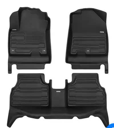 Tux Mats. Used for 3 years. Front driver, passenger , rear and cargo area. Perfect Fit for 2019-2023...