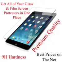 Premium Tempered Glass Screen Protectors for iPhone iPad Samsung
