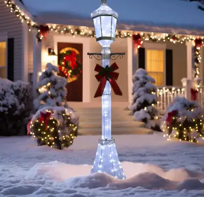 Gutierrez 6' Lamppost LED Lighted Outdoor Display, View more