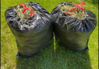 Bags of hay
