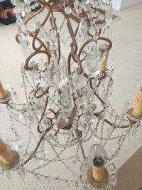 French Antique Chrystal Chandelier