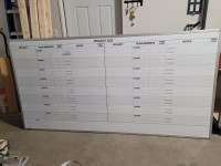 Large business whiteboard 8x4