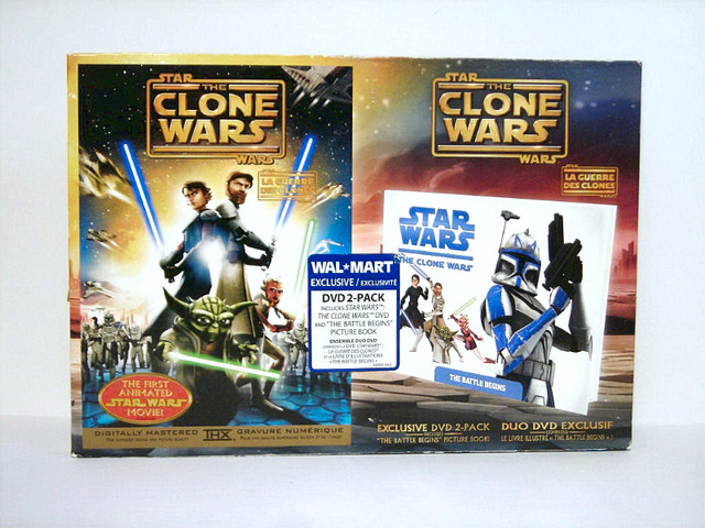 The Clone Wars Exclusive DVD 2-Pack w/Book - SEALED in CDs, DVDs & Blu-ray in Edmonton