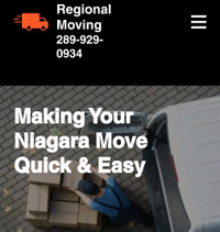 Moving, deliveries, junk removal                 REGIONAL MOVING