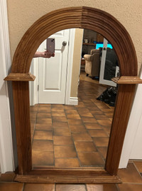Beautiful Wood Frame Mirror