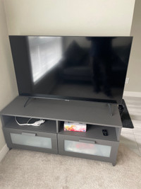 Samsung 50” smart TV and TV stand 