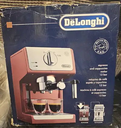 DeLonghi Espresso Machine Used a few times, View more