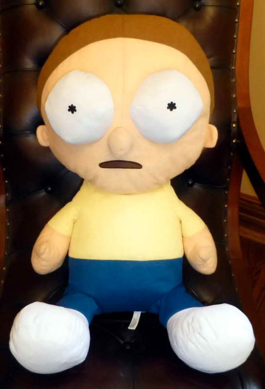 Giant Morty Plush Adult Swim Rick Morty Show Toy Factory 2017