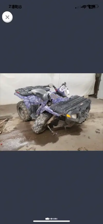 Looking for Atvs and side by sides. Any condition running or not. Wrecked or blown up I buy them all...