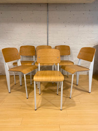 6 Available Prouve Chairs in Excellent Condition