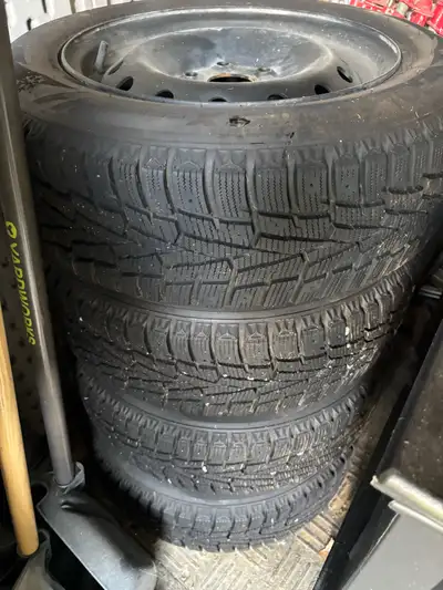 New winter tires only used one season! Got a new car is my reason for selling these! Paid 1100$ a ye...