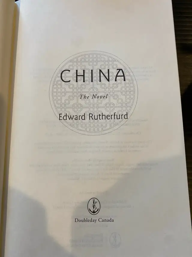 'Russka' and 'China' 2 Novels by Edward Rutherfurd63417635885443123