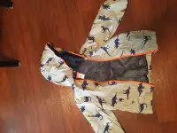 JOE FRESH light jacket - size 4 toddler - dinosaur pattern