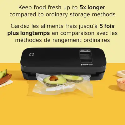 FoodSaver Food Vacuum Sealer Machine with 2 Vacuum, View more