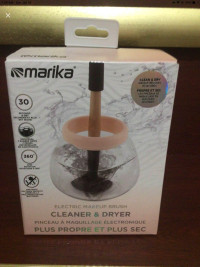 Electric makeup brush cleaner and dryer