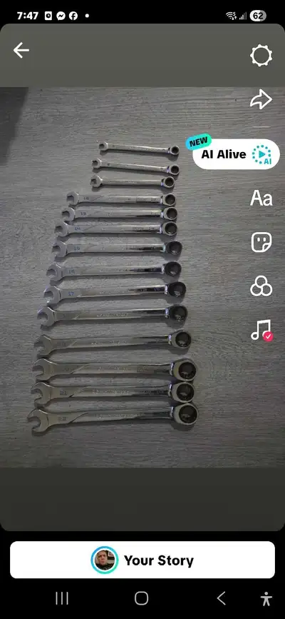 Gearwrench Ratcheting Wrench Set, View more