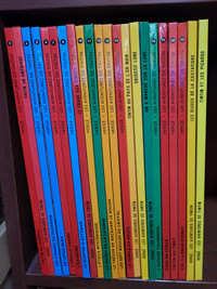 TINTIN (Hergé)  impeccable, collection 22 bandes dessinées