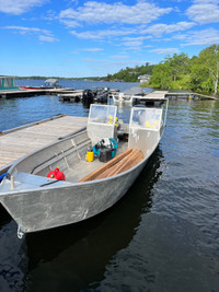 Gimli Boat Works Welded Aluminum 20’ w/115 Merc