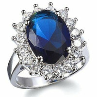 AVON Majestic Princess Kate Ring & Midnight bracelet watch