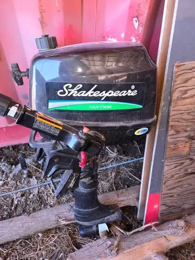 Low hour 5 hp 4 stroke. Runs great.