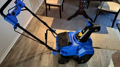 The Kobalt 40V 21-inch Snow Blower. With 2 batteries and charger, View more
