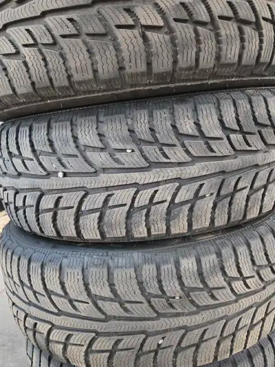 A set of BFG winter tires, 225/65/17. Only used for one winter, about 2000kms. Still basically new....