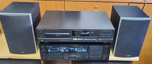 KENWOOD RECEIVER TECHNICS CD AND PALK AUDIO SPEAKERS SYSTEM in Stereo Systems & Home Theatre in Markham / York Region - Image 2