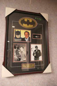 Signed Bob Kane - Creator of Batman - Framed