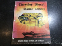 Chrysler Mitsubishi Marine Diesel CM6-55 & CM6-55TI Manual